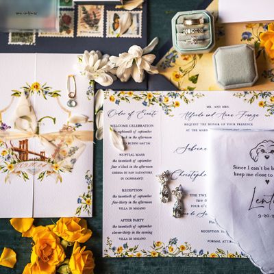 Italy Wedding Stationary