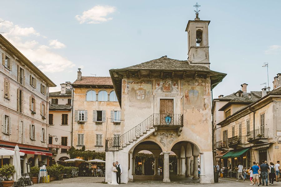 Lake Orta Catholic Wedding