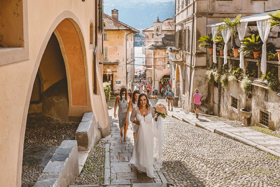 Lake Orta Catholic Wedding