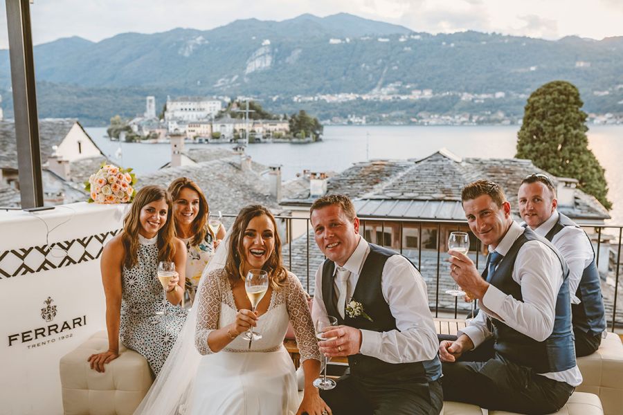 Lake Orta Catholic Wedding