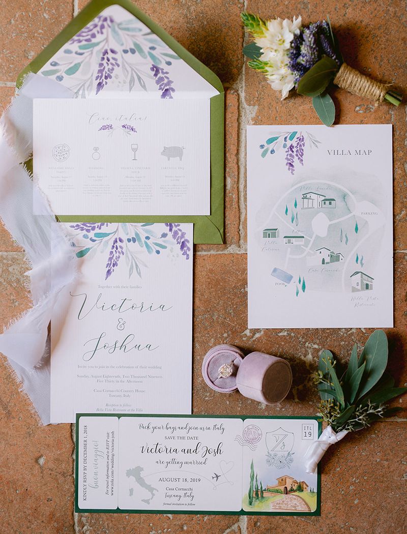 Tuscany Wedding Invitations