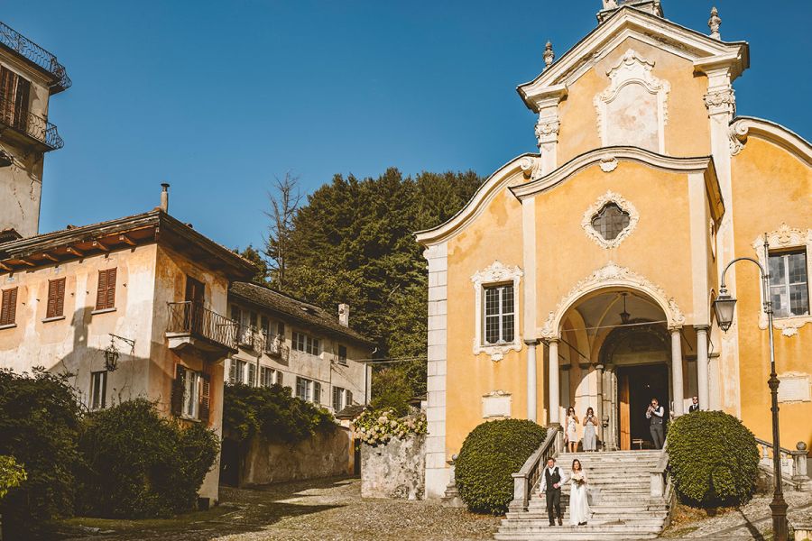 Lake Orta Catholic Wedding