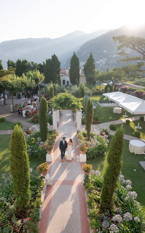 Luxury wedding at Villa Eva, Ravello