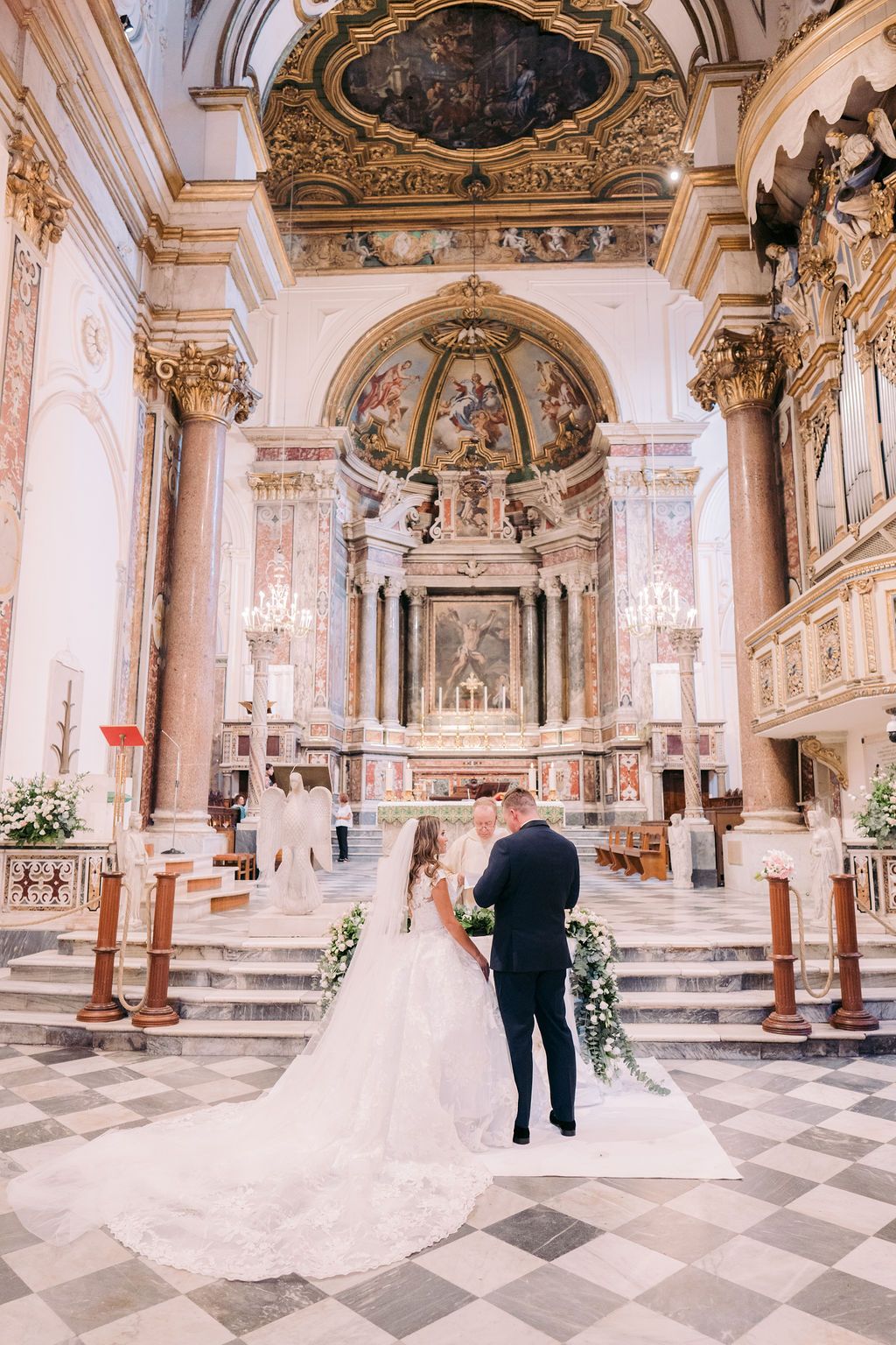 Amalfi Catholic Wedding in Italy