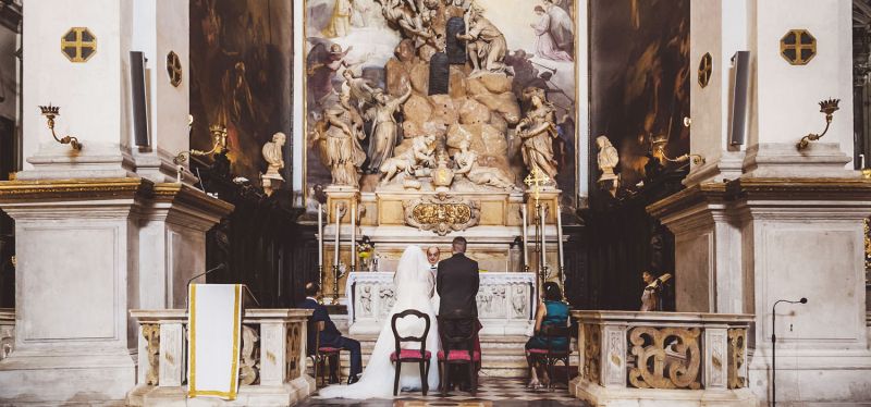 Romantic Catholic Wedding Venue