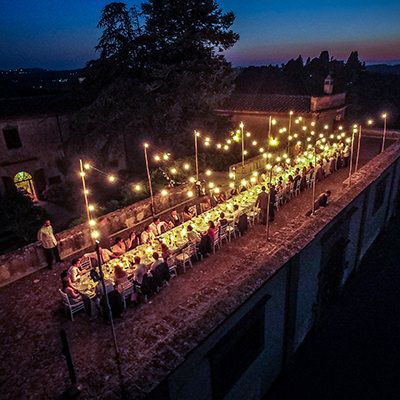 Italy Wedding Lighting